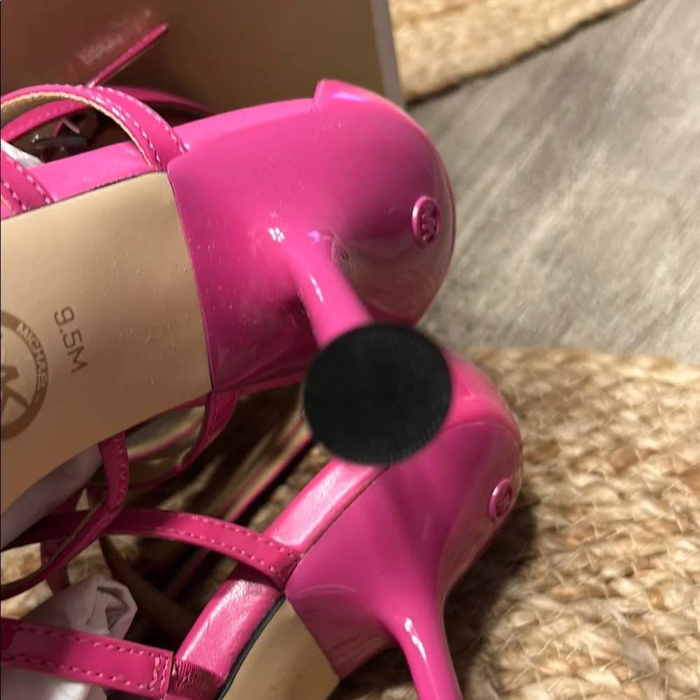 Michael Kors Pink Cerise Heels - Picture 6 of 10
